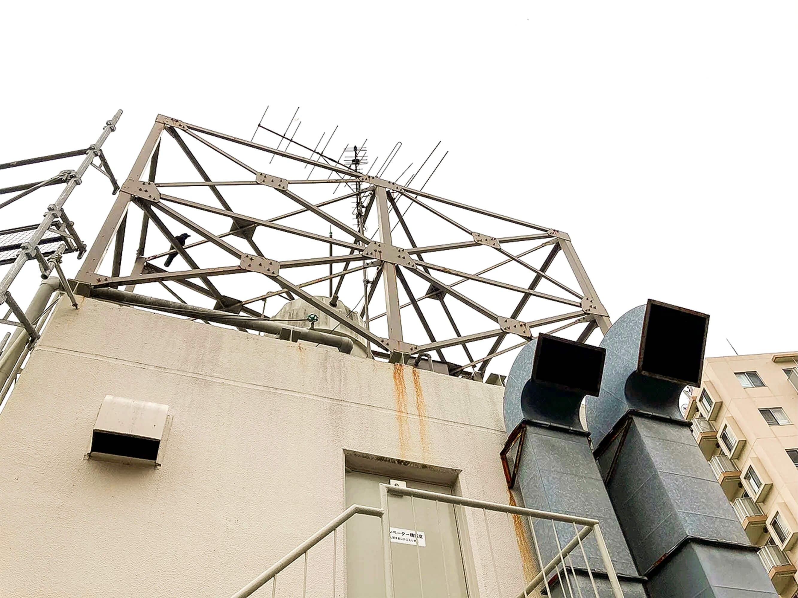 建物の改修補強実務要覧 PG工法（外付け鉄骨ラーメン耐震補強工法）｜技術